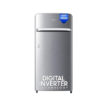 Samsung 189 L, 5 Star, Digital Inverter, Direct-Cool Single Door Refrigerator (RR21H2G25S8/HL, Silver, Elegant Inox, Single Touch Defrost, 2026 Model)