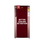 Haier 185 L 2 Star Direct Cool Single Door Refrigerator Appliance (2023 Model, HED-192RS-P, Red Steel)