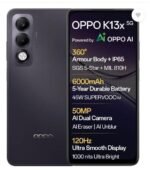 OPPO K13x 5G 6000mAh and 45W SUPERVOOC Charger & AI (Midnight Violet, 128 GB) (8 GB RAM)