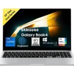 Samsung Galaxy Book 4 15.6" Full HD Screen | Intel Core i7 1355U | 16GB RAM | 512GB SSD | Windows 11 Pro | Backlit KB |RJ45 LAN Port| Fingerprint | Intel Iris XE Graphics | NP754XGJ-LS2IN | Silver