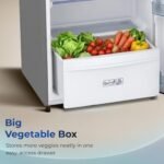 Haier 165L 1 Star Direct Cool Single Door Refrigerator | Wired Shelves | Large Veg Box | Fast Ice Making | Longer Cooling Retention | Easy Clean Back (HED-171MSA-P, Moon Silver) - Image 6