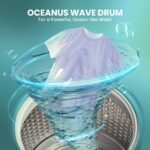 Haier 6 kg 5 Star Oceanus Wave Drum Washing Machine Fully Automatic Top Load (HWM60-AE, Moonlight Silver) - Image 4