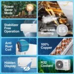 Whirlpool 2 Ton 3 Star, New star rated, 3D cool Inverter Split AC (3D Cool 20T 3S INV EXP S6M3PP0, Copper, Convertible 4-in-1 Cooling Mode, HD Filter White) - Image 6