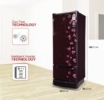 Godrej Edge 237 L 3 Star With Duo Flow Technology Reducing Cooling Loss by 50% Inverter Direct Cool Single Door Refrigerator (RD EDUO 270C TDI JD WN, Jade Wine) - Image 5