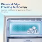 Haier 165L 1 Star Direct Cool Single Door Refrigerator | Wired Shelves | Large Veg Box | Fast Ice Making | Longer Cooling Retention | Easy Clean Back (HED-171MSA-P, Moon Silver) - Image 5