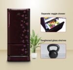 Godrej Edge 237 L 3 Star With Duo Flow Technology Reducing Cooling Loss by 50% Inverter Direct Cool Single Door Refrigerator (RD EDUO 270C TDI JD WN, Jade Wine) - Image 4