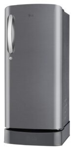 LG 185 L, 5 Star, Smart Inverter, Direct Cool Single Door Refrigerator (GLD1956ZAPZ, Shiny Steel, Base stand with Drawer) - Image 6
