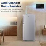 Haier 165L 1 Star Direct Cool Single Door Refrigerator | Wired Shelves | Large Veg Box | Fast Ice Making | Longer Cooling Retention | Easy Clean Back (HED-171MSA-P, Moon Silver) - Image 4