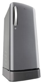 LG 185 L, 5 Star, Smart Inverter, Direct Cool Single Door Refrigerator (GLD1956ZAPZ, Shiny Steel, Base stand with Drawer) - Image 7