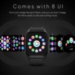 Fire‑Boltt Rise Smart Watch 1.85″ HD Display with Bluetooth Calling, AI Voice Assistant, Rotating Crown,SpO2 & Heart Rate Monitor, 120+ Sports Modes,IP67 Waterproof Smart Watch for Men & Women - Black - Image 8