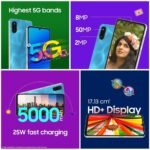 Samsung Galaxy F06 5G (Lit Violet, 64 GB) (4 GB RAM)Brand Name	Samsung Box Contents	Headset Manufacturer	Samsung India Electronics Pvt. Ltd Specific Uses For Product	Multimedia consumption, photography, long usage, quick charging, professional communication, file sharing Item Type Name	Smartphone Packer Contact Information	Samsung India Electronics Pvt. Ltd. having its Registered Office at: 6th Floor, DLF Centre, Sansad Marg, New Delhi-110001 Warranty Description	1 Year Manufacturer Warranty for Device and 6 Months for In-Box Accessories Best Sellers Rank	 #3,409 in Electronics (See Top 100 in Electronics) #168 in Smartphones - Image 4