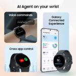 Samsung Galaxy Watch8 (44mm, LTE, Graphite) with 3nm Processor | Dual GPS | Sapphire Glass & Armor Aluminum | 5ATM & IP68 | BP, ECG, IHRN & Vascular Load Monitoring | Anti-oxidant Index - Image 2