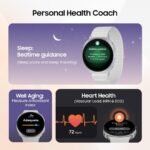 Samsung Galaxy Watch8 (44mm, LTE, Graphite) with 3nm Processor | Dual GPS | Sapphire Glass & Armor Aluminum | 5ATM & IP68 | BP, ECG, IHRN & Vascular Load Monitoring | Anti-oxidant Index - Image 4
