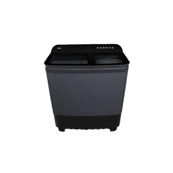 Haier 8 Kg5 Star Semi Automatic Top Loading Washing Machine (HTW85-186BBK, Magic Filter, Rat Mesh, Blue, Black)