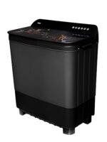 Haier 11 Kg 5 Star Toughened Gas Softfall Technology Semi Automatic Top Loading Washing Machine (HTW110-178FL, Anti Bacterial Vortex Pulsator, Magic Filter, Rat Mesh, Digital Printing Lid, Black) - Image 12