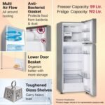 LG 251 L, 1 Star, Frost-Free Smart Inverter Double Door Refrigerator with Smart Mode (GLT2516WWPZ, Shiny Steel, Multi Air Flow Cooling with Max Fresh Zone, 2026 Model) - Image 5