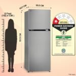 LG 251 L, 1 Star, Frost-Free Smart Inverter Double Door Refrigerator with Smart Mode (GLT2516WWPZ, Shiny Steel, Multi Air Flow Cooling with Max Fresh Zone, 2026 Model) - Image 7