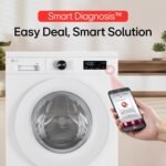 LG Smart Choice, 7 Kg, 5 Star, Steam, Inverter Direct Drive Technology, 6 Motion DD, Fully-Automatic Front Load Washing Machine (FHB1207Z2W, Remove Allergens & Stain, In-Built Heater, Essence White) - Image 9