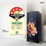 IFB 197L 4 Star Advanced Inverter Direct-Cool Single Door Refrigerator with 30 Hrs Cooling Retention, Big Vegetable Box, 4 Year Super Warranty & Base Stand (2026,IFBDC-223DYBMED, Mystic Blossom Blue) - Image 9