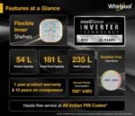 Whirlpool 235 L 3 Star Frost-free inverter Double Door Refrigerator (IF INV 278 LUNAR STEEL(3S) CONV-Y, 2026 Model) - Image 10