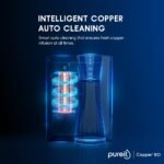 Pureit RO+UV+MF+Copper+Mineral | 7 Stage Purification | 8L Capacity | Suitable for Borewell, Tanker & Municipal Water | Table Top | Wall Mountable | Black & Copper - Image 3