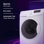 Godrej 8 Kg 5 Star, AI Powered, Inbuilt Heater, Fabrisafe Drum, Eco Wash, Unbalanced Load Sensor, Stain wash, Fully Automatic Front Load Washing Machine (WFEON CRS 8012 5.0 FKEDM GLWH, Glacial White) - Image 5