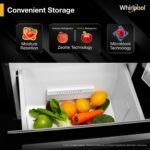Whirlpool 235 L Frost Free Triple-Door Refrigerator | Zeolite Technology | Microblock Technology(FP 253D PROTTON ROY RADIANT STEEL(Z), Up to 44% Reduction in Cold Air Loss*] - Image 4