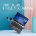 acer Aspire Lite, AMD Ryzen 3-7330U, Office 2024 + M365 Basic,8GB RAM, 256GB SSD, Full HD IPS, 15.6"/39.62 cm, Windows 11 Home, Steel Gray, 1.59 KG, AL15-41, Metal Body, Premium Thin and Light Laptop - Image 6