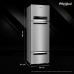 Whirlpool 235 L Frost Free Triple-Door Refrigerator | Zeolite Technology | Microblock Technology(FP 253D PROTTON ROY RADIANT STEEL(Z), Up to 44% Reduction in Cold Air Loss*] - Image 3