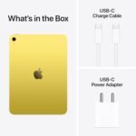 Apple iPad 11″: A16 chip, 27.69 cm (11″) Model, Liquid Retina Display, 512GB, Wi-Fi 6, 12MP Front/12MP Back Camera, Touch ID, All-Day Battery Life — Yellow - Image 6