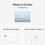 Apple 2026 MacBook Air 13″ Laptop with M5 chip: AI and Apple Intelligence, 34.46 cm (13.6″) Liquid Retina Display, 16GB Unified Memory, 1TB SSD Storage, 12MP Center Stage Camera, Touch ID; Sky Blue - Image 6