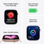 Apple Watch Series 11 GPS 46mm Jet Black Aluminium Case with Black Sport Band - M/L - Image 2
