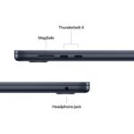 Apple 2026 MacBook Air 15″ Laptop with M5 chip: AI and Apple Intelligence, 38.91 cm (15.3″) Liquid Retina Display, 16GB Unified Memory, 512GB SSD Storage, 12MP Center Stage Camera, Touch ID; Midnight - Image 4