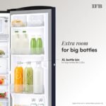 IFB 197L 4 Star Advanced Inverter Direct-Cool Single Door Refrigerator with 30 Hrs Cooling Retention, Big Vegetable Box, 4 Year Super Warranty & Base Stand (2026,IFBDC-223DYBMED, Mystic Blossom Blue) - Image 3