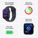 Apple Watch SE 3 GPS 40mm Midnight Aluminium Case with Midnight Sport Band - M/L - Image 2
