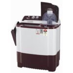 LG 8.5 kg 5 Star Semi-Automatic Top Load Washing Machine (P8530SRAZ, Burgundy, Roller Jet Pulsator) - Image 8