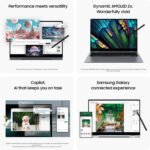 Samsung Galaxy Book4 Pro 360| Intel Evo Core Ultra 7 155H| Built-in AI| 16" (40.64cm) Touchscreen 2-in-1 Dynamic AMOLED 2X 120Hz| 500 Nits (16GB/1TB SSD/Intel Arc/Win11/MSO'21/Gray/1.66kg)|S-Pen - Image 3