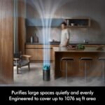 Dyson Hushjet Purifier Compact-HJ10 | Removes 99.97% of pollutants as small as PM 0.3 | Up to 5 year Electrostatic filter life | Max coverage up to 1076 sq. ft. | Auto and Night modes | 2 Yr Warranty - Image 4