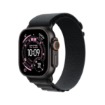 Apple Watch Ultra 3 GPS + Cellular 49mm Black Titanium Case with Black Alpine Loop - Medium