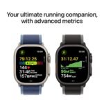Apple Watch Ultra 3 GPS + Cellular 49mm Natural Titanium Case with Light Blue Alpine Loop - Medium - Image 3