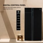 Haier 602L 3Star 2 Door Side by Side Frost Free Refrigerator|100% Convertible|Expert Inverter Technology|Digital Display Panel|Triple Twist Ice Maker|Deo Fresh Technology (HRS-682KS, Black Steel) - Image 11