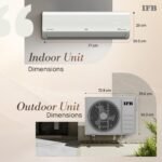 IFB 1 Ton 3 Star,New star rated, AI Powered Inverter Split AC,Hybrid Mode, 8in1 Flexi Mode, Heavy Duty Compressor, Long Air Throw, Self Clean, Dual Gold Fins, 100% Copper, CI133SL11RGM3, white - Image 11
