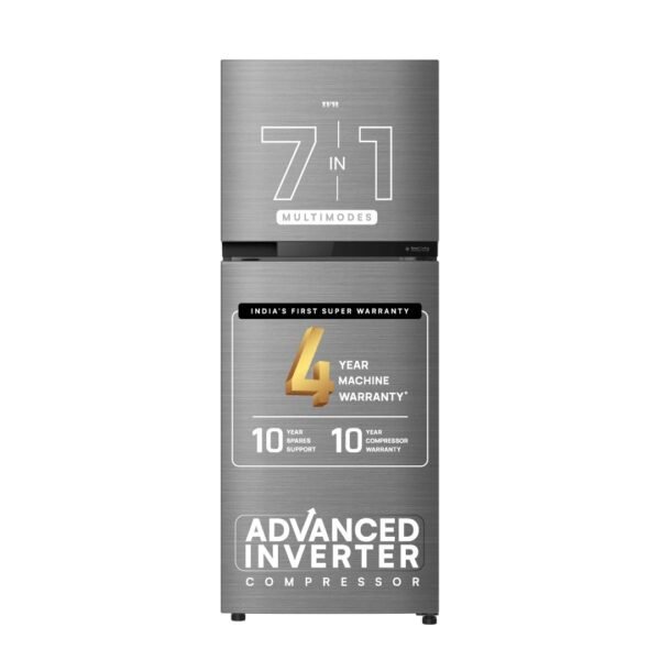 IFB 241L 2 Star 7-in-1 Multi Mode, Advanced Inverter Frost-Free Double Door Refrigerator with 30 Hrs Cooling Retention & 4 Year Super Warranty (2026, IFBFF-291BYBSE, Brush Grey)