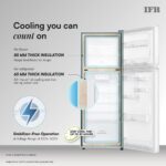 IFB 241L 2 Star 7-in-1 Multi Mode, Advanced Inverter Frost-Free Double Door Refrigerator with 30 Hrs Cooling Retention & 4 Year Super Warranty (2026, IFBFF-291BYBSE, Brush Grey) - Image 3