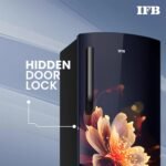 IFB Smart Choice 197L 5 Star Direct-Cool Single Door Refrigerator with Advanced Inverter Compressor (IFBDC-2235DBMED,Mystic Blossom Blue) Extraordinary Storage with Humidity Controller, Base drawer - Image 2