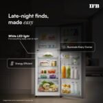 IFB 241L 2 Star 7-in-1 Multi Mode, Advanced Inverter Frost-Free Double Door Refrigerator with 30 Hrs Cooling Retention & 4 Year Super Warranty (2026, IFBFF-291BYBSE, Brush Grey) - Image 2