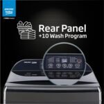Voltas Beko, A Tata Product 11 Kg 5 Star Fully-Automatic Top Loading Washing Machine (WTL1106UEAH / OBS3060, Dark Grey, Inbuilt Heater) - Image 3
