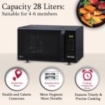 LG 28 L Convection Microwave Oven (MC2846BV, Black, Health Plus Menu, Indian Cuisine, Tandoor Se, Steam Clean & Stainless Steel Cavity) - Image 11