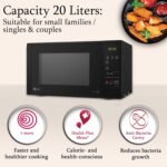 LG 20 L Grill Microwave Oven (MH2044DB, Black, Quartz Heater, I-Wave Technology, Indian Cuisine, Auto Cook Menu, Steam Clean, Anti-Bacterial Cavity & Health plus Menu) - Image 11