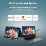 Samsung Galaxy Book4 (Gray, 16GB RAM, 512GB SSD)| 15.6" Full HD Screen | Intel i5 14th Gen 120U Processor |Windows 11 Home | MS Office 2021 | Fingerprint Reader | Intel Iris XE Graphics |RJ45 LAN Port - Image 2